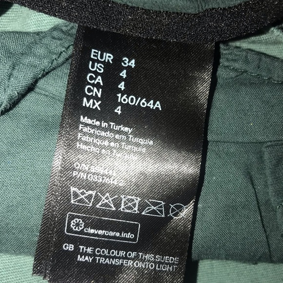 Balmain Green Suede Pants - Picture 7 of 8